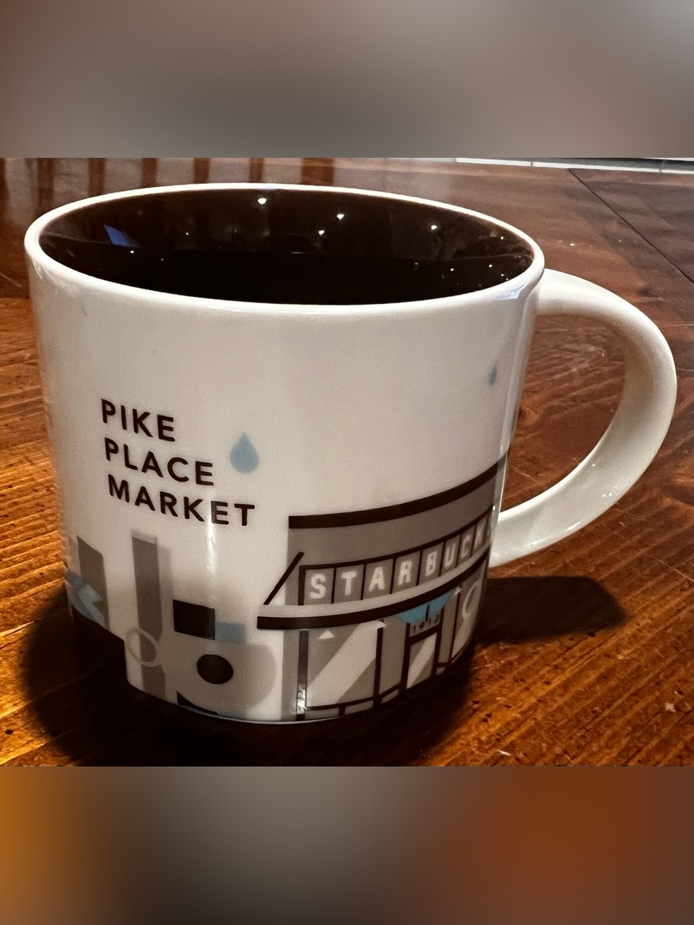 Starbucks Mug Seattle Pike Place Market You are Here Collection 14 oz 2015